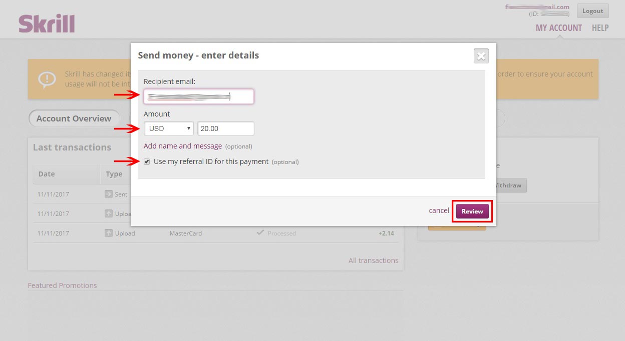 Vpayment | ارسال پول با اسکریل ، راهنمای ارسال پول با مانی بوکرز (moneybookers)